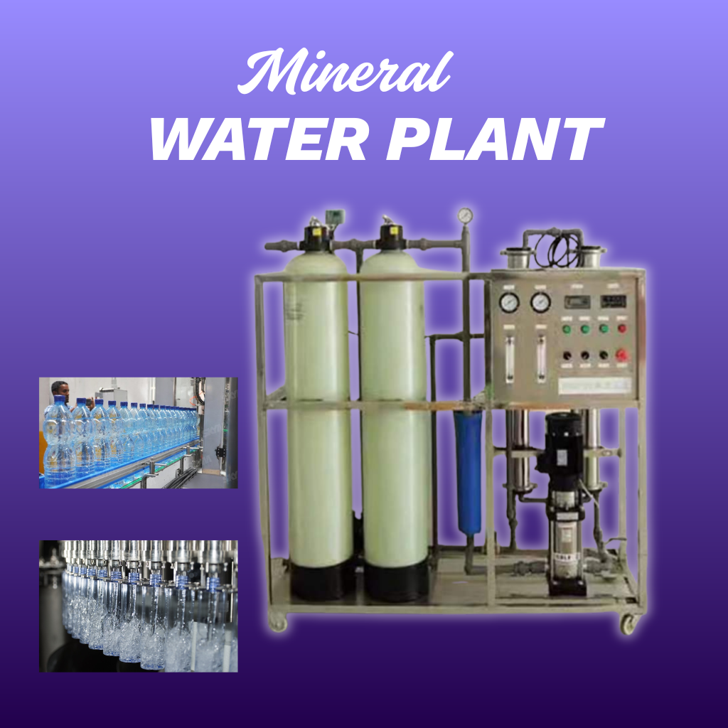 Mineral water plant